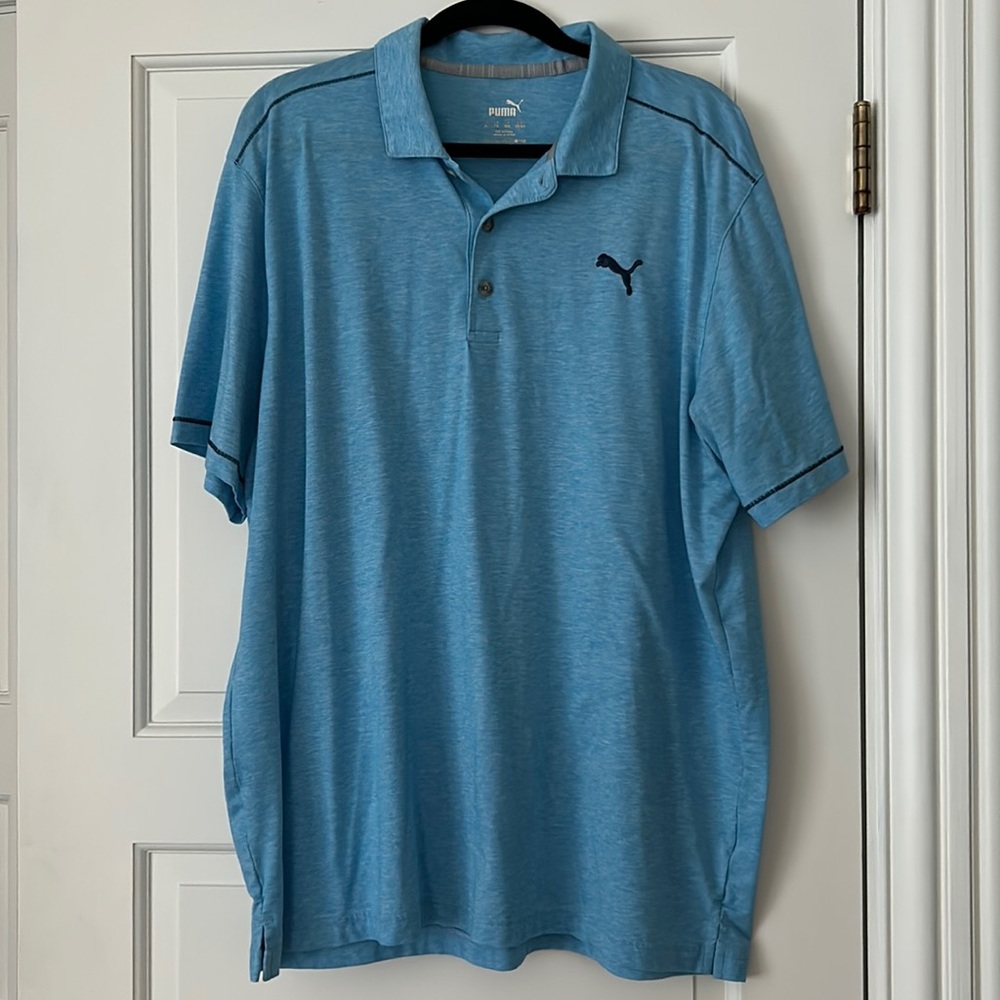 Blue Puma Golf Shirt